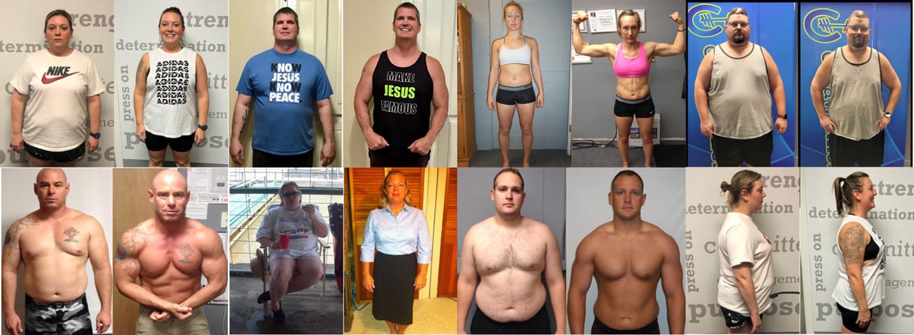 Colaw Fitness Members Collage